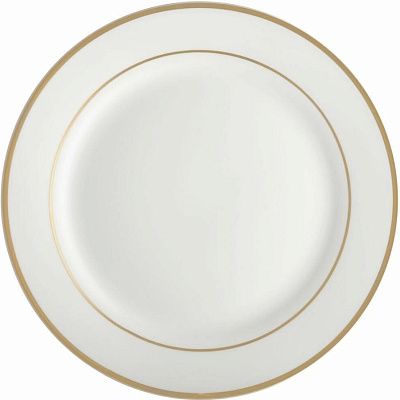 Тарелка бессекционная с полосой "Винтаж" ПС D=230мм цвет Белый (х10/200)